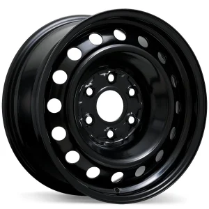 Fast Wheels – Steel / Acier – Black – 17″x7.5″ 20mm – All weather Wheels – ES51-1775-83BN+20C781